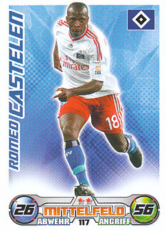 Romeo Castelen Hamburger SV 2009/10 Topps MA Bundesliga #117